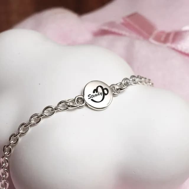 【ART64】雙11 摩羯座 彌月祝福手鍊 新生兒 生日禮物(925純銀兒童手鍊)