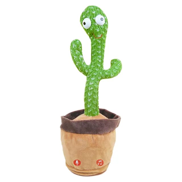 【QIDINA】檢驗合格搞怪跳舞說話扭扭仙人掌玩具(寶寶玩具 生日禮物兒童節 兒童玩具 送禮 生日禮物)