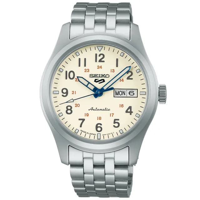 【SEIKO 精工】5 Sports 系列 製錶110週年紀念款 機械腕錶 父親節 禮物 送禮 推薦(SRPK41K1/4R36-15L0S)