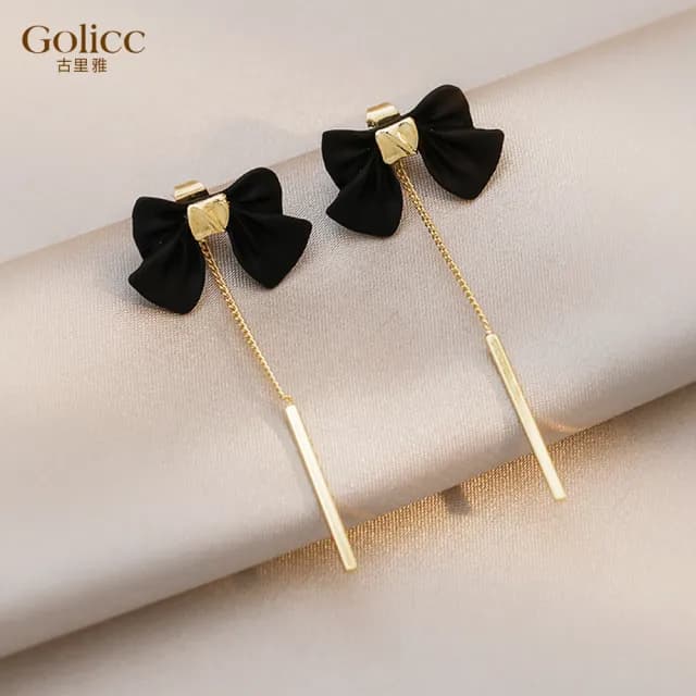 【Golicc】耳環 蝴蝶 流蘇(七夕 情人節 生日 飾品 耳釘 耳飾 耳墜 禮物)