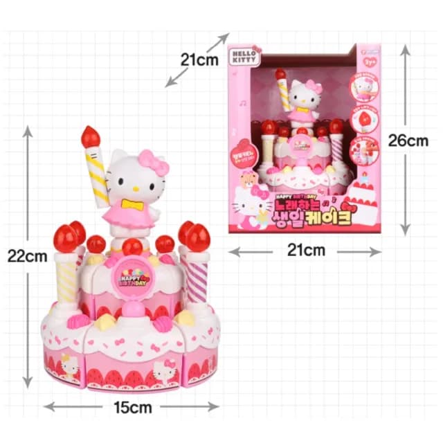 【HELLO KITTY】HELLO KITTY-音樂生日蛋糕
