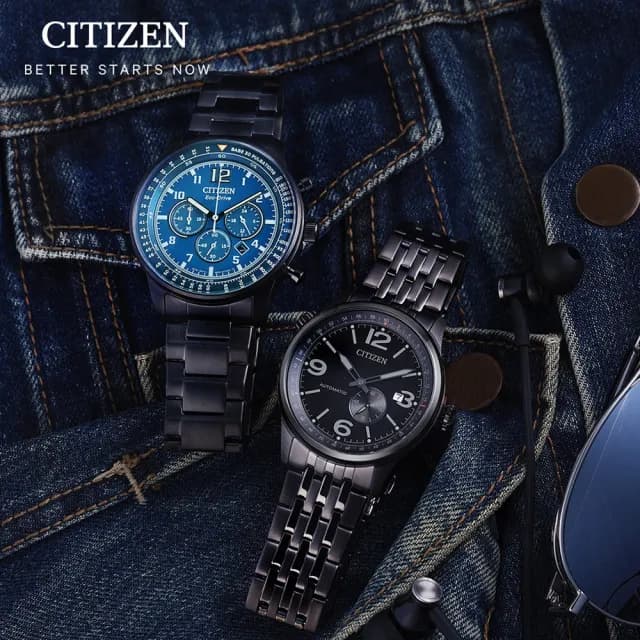 【CITIZEN 星辰】夜光錶盤 型男必備 三眼計時 光動能腕錶 畢業禮物 送禮 推薦(CA4507-84X)