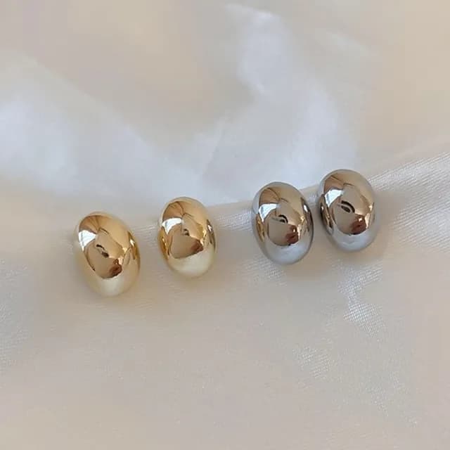 【Oni 歐妮】豆豆 耳針穿式耳環耳釘耳骨環 耳飾925銀針