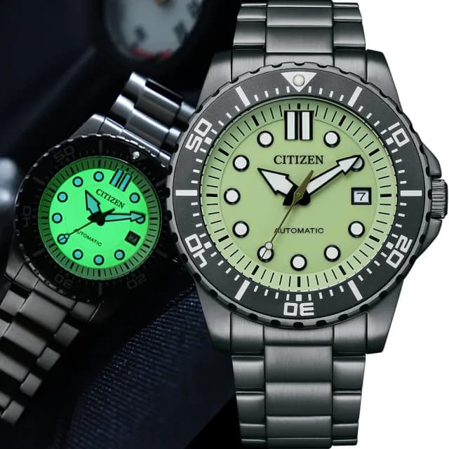 【CITIZEN 星辰】Mechanical  夜光型者 機械錶 手錶 夜光 禮物 推薦(NJ0177-84X)