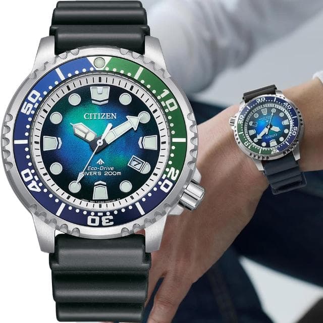 【CITIZEN 星辰】PROMASTER 千彩之海限量 200米防水 光動能手錶 男錶 手錶 畢業 禮物 推薦(BN0166-01L)
