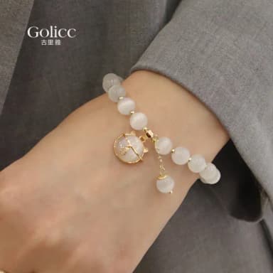 【Golicc】手鍊 招財貓(母親節 生日 情人節 手環 手繩 首飾 飾品 禮物)