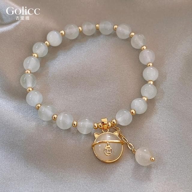 【Golicc】手鍊 招財貓(母親節 生日 情人節 手環 手繩 首飾 飾品 禮物)