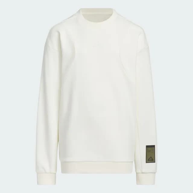 【adidas 愛迪達】長袖上衣 大學T 童裝(IQ1262)