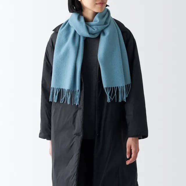 【MUJI 無印良品】羊毛織圍巾(共5色)