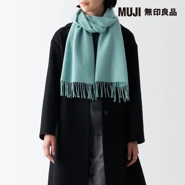 【MUJI 無印良品】羊毛織圍巾(共5色)