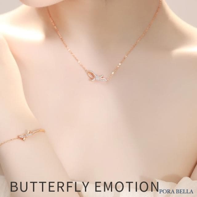【Porabella】925純銀 蝴蝶結手鍊 輕奢ins小香風 滿鑽少女心手鏈 情人節禮物 Bracelets