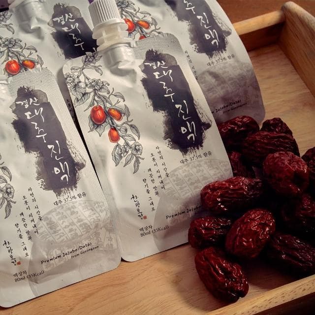 【韓味不二】韓國進口慶山紅棗汁禮盒80mlX30入X1盒(送禮推薦/節日禮盒/春節禮盒)