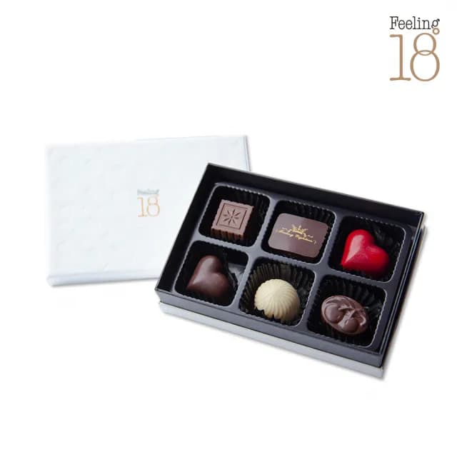 【Feeling 18】藏心禮盒-6入/盒(任選館滿2件出貨) - momo購物網 - 好評推薦 -