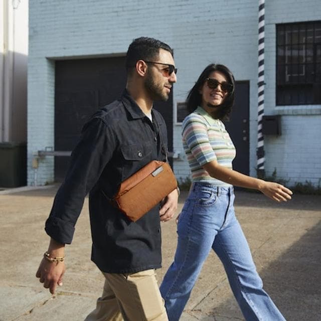 【Bellroy】Sling Mini 出國隨身包 斜背包 小包 母親節 送禮 禮物(橘棕色)