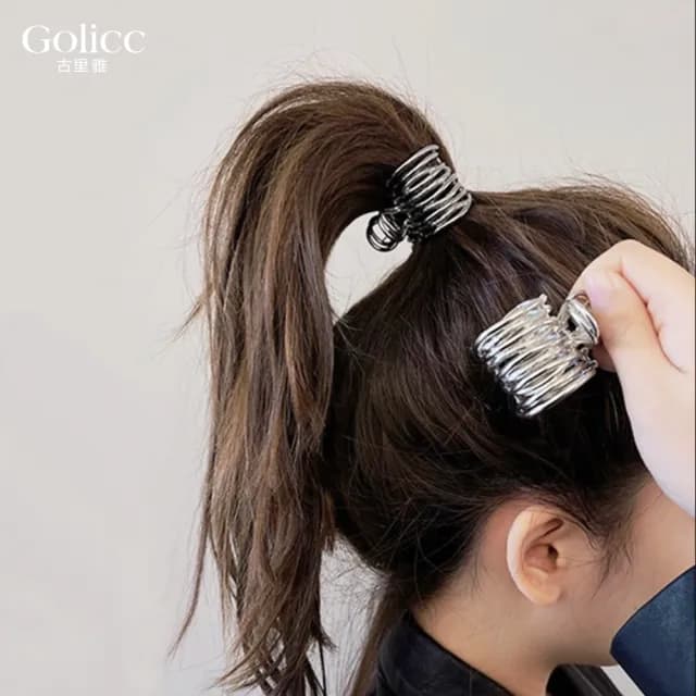 【Gulicc】髮夾 韓國 高馬尾 固定 神器(雙11 聖誕節 生日 髮飾 頭飾 鯊魚夾 抓夾 禮物)