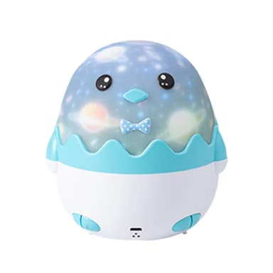 【QIDINA】升級款可愛小企鵝星光投影小夜燈-C(小夜燈 交換禮物 送禮生日禮物 星空燈氣氛燈)