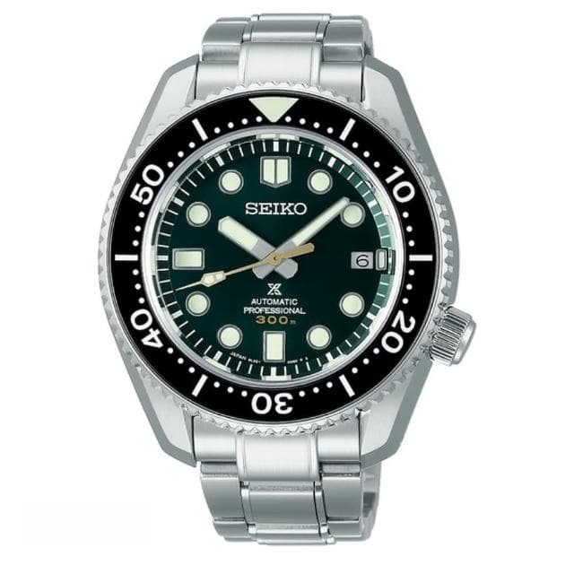 【SEIKO 精工】創業140周年紀念款 陶瓷圈 潛水機械腕錶 母親節 禮物 推薦(SLA047J1/8L35-01E0G)