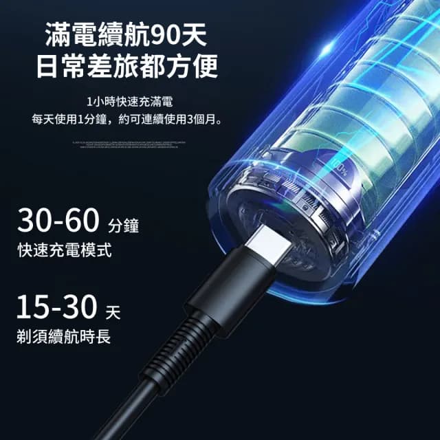 【YOLU】二合一 多功能電動無線剃鬚刀 充電式鼻毛器 男士剪鼻毛刀 防水刮鬍刀 除毛修剪器(交換禮物)