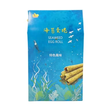 【信華農特產】海苔蛋捲144公克/盒(禮盒)
