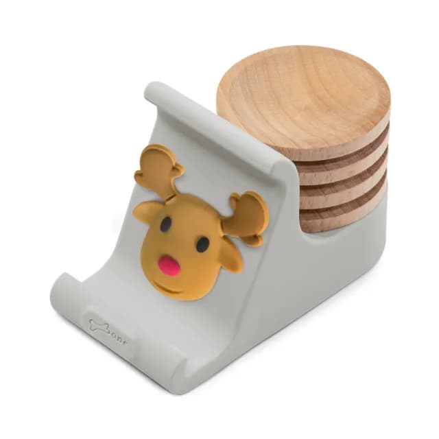 【Bone 蹦克】逗扣手機架擴香台 企鵝/鴨子/貓咪/麋鹿/貓頭鷹(香氛小幫手 香氛 精油 療癒小物 2024送禮推薦