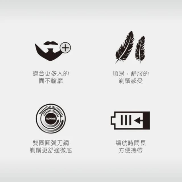 【KINYO】雙刀頭充電式電動刮鬍刀 刀頭可水洗KS-501(交換禮物首選)