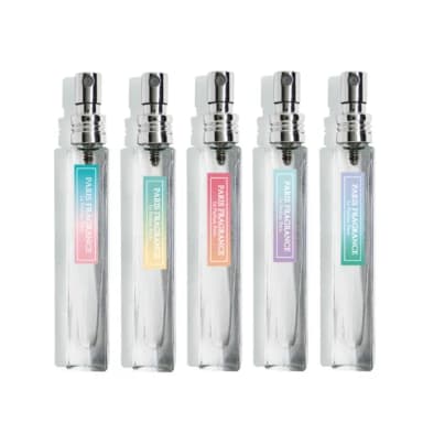 【Paris fragrance 巴黎香氛】純真漸層淡香水10ml(生日禮物/送禮/黑石榴 藍風鈴 小蒼蘭 伯爵茶 鼠尾草)