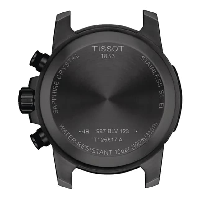 【TISSOT 天梭 官方授權】SUPERSPORT CHRONO 三眼計時手錶-45.5mm 情人節 禮物(T1256173305100)