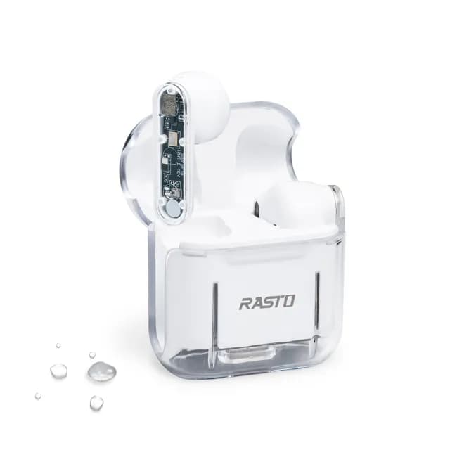 【RASTO】RS52 透視款TWS真無線藍芽5.3耳機
