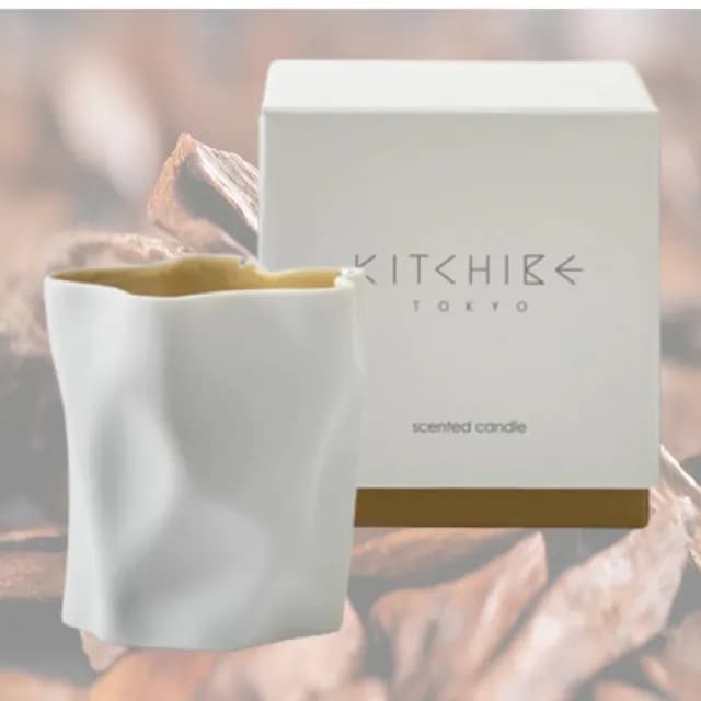 【KITCHIBE】KITCHIBE香薰蠟燭 KITCHIBE 沉木 180g(日本香氣擴香/室內香氛)
