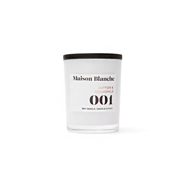 【Maison Blanche】棉花＆洋甘菊 Cotton & Chamomile 60g 香氛蠟燭