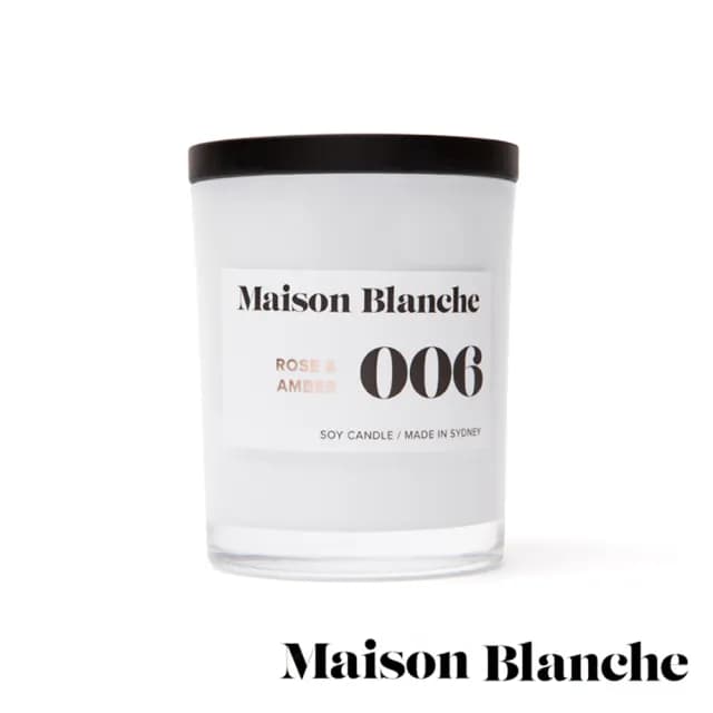【Maison Blanche】玫瑰＆琥珀 Rose & Amber 200g 香氛蠟燭