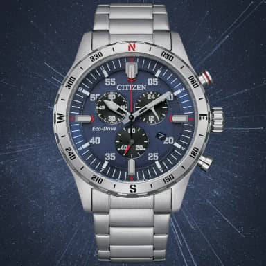【CITIZEN 星辰】Chronograph系列 型男時尚 光動能 三眼計時腕錶 畢業禮物 送禮 推薦(AT2520-89L)