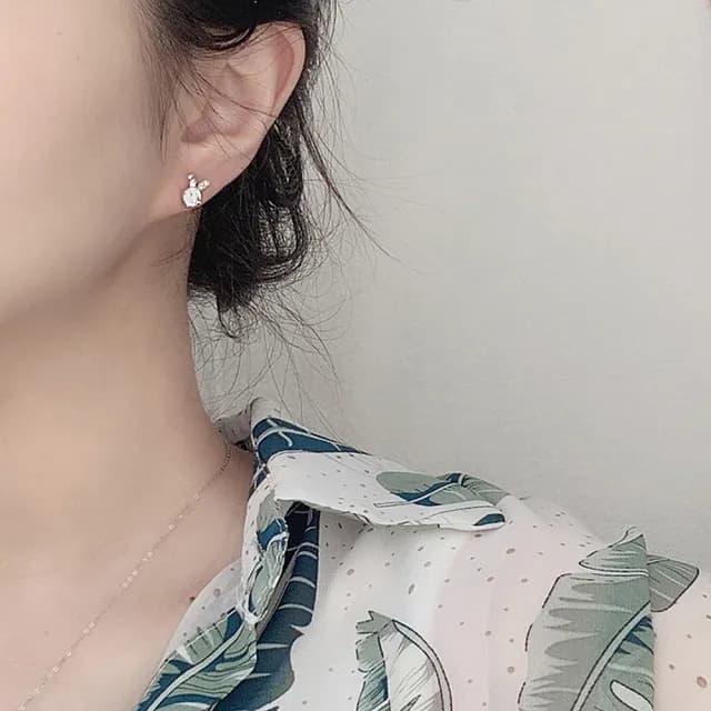 【巴黎精品】現貨+預購 莫桑鑽石耳環925純銀耳環耳針銀飾(0.5克拉女飾品生日情人節禮物p1as100)