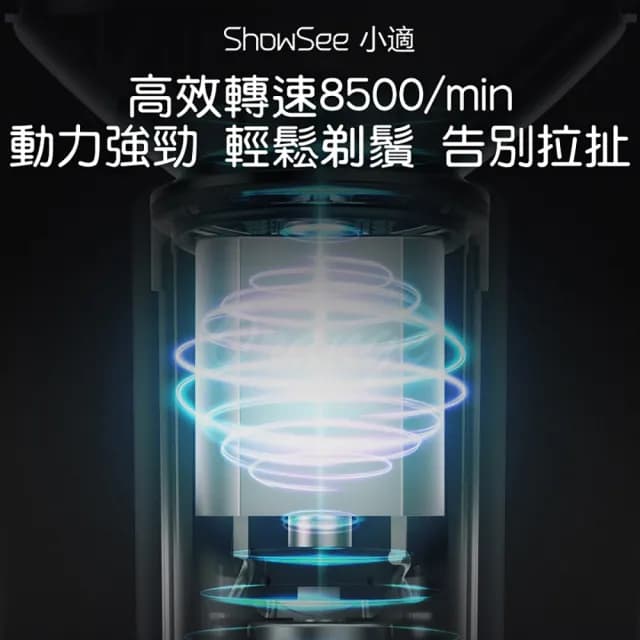 【ShowSee 小適】小適複式三刀頭電動剃鬚刀F602-GY(電動剃鬚刀 剃鬚刀 複式剃鬚刀)