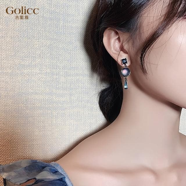 【Golicc】耳環 巴洛克 復古(618 七夕 情人節 生日 飾品 耳飾 耳墜 禮物)
