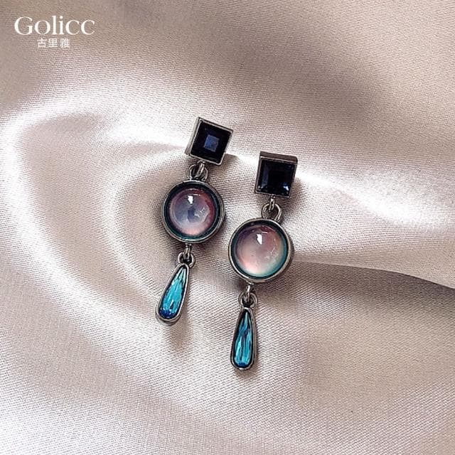 【Golicc】耳環 巴洛克 復古(618 七夕 情人節 生日 飾品 耳飾 耳墜 禮物)