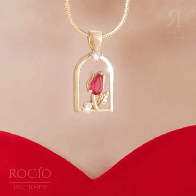 【ROCiO】輕奢名媛經典鍍金色調系列頂級閃耀小王子玫瑰項鍊百搭款(母親節閨蜜生日情人節女友禮物)