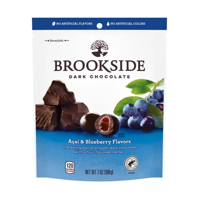 【Hersheys 好時】Brookside巴西莓夾餡黑巧克力198g(巧克力)