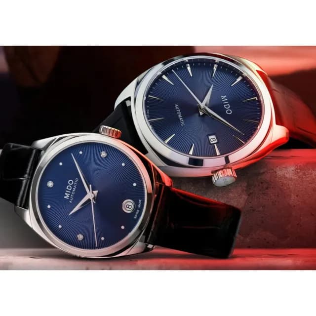 【MIDO 美度】官方授權 皇室藍機械錶-40mm 手錶 送禮 推薦(M0245071604100)