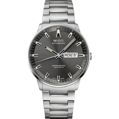 【MIDO 美度】官方授權 COMMANDER 香榭系列20周年限量機械錶-40mm 520禮物 送禮 手錶(M0214311106102)