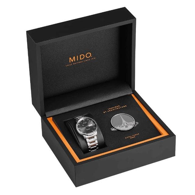【MIDO 美度】官方授權 COMMANDER 香榭系列20周年限量機械錶-40mm 520禮物 送禮 手錶(M0214311106102)