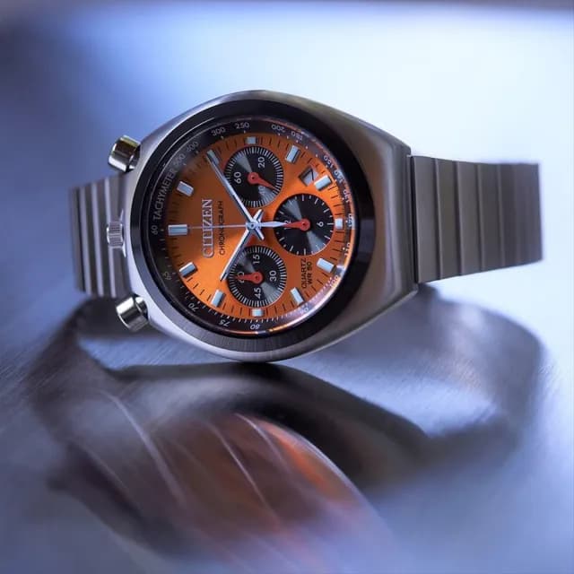 【CITIZEN 星辰】Chronograph系列 牛頭 熊貓 復古計時石英腕錶 父親節 禮物  送禮 推薦(AN3660-81X)
