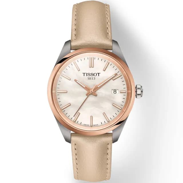 【TISSOT 天梭 官方授權】PR100 簡約女錶-34mm 手錶 送禮 推薦(T1502102611100)