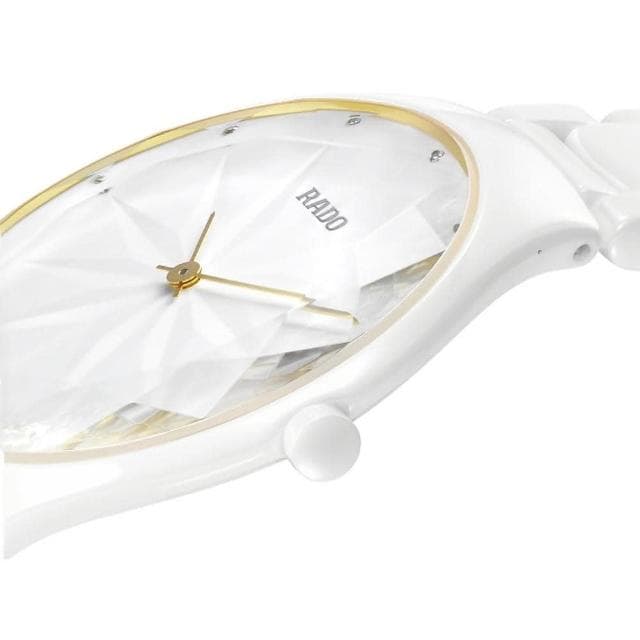 【Rado 雷達表】True Thinline 系列星鑽限量陶瓷腕錶-39mm送禮推薦(R27007702)