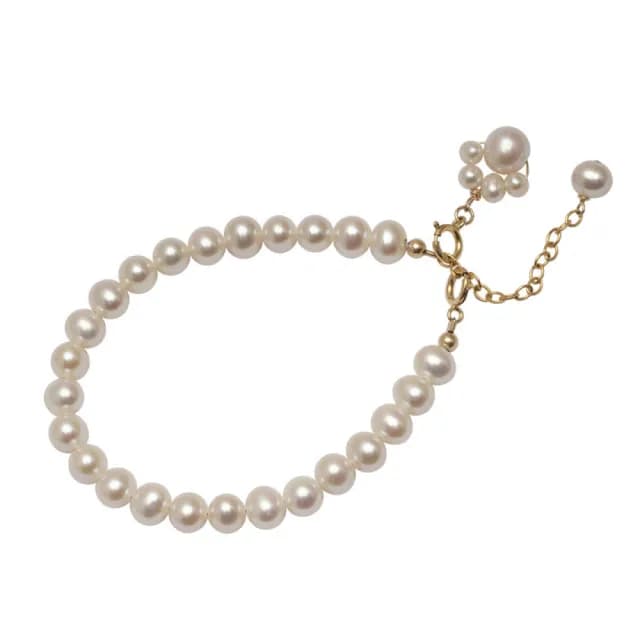 【海藍樂木珠寶 La Morongo Jewelry】淡水珍珠貓爪手鍊(手鍊 可愛)