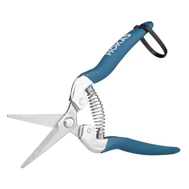 【HOKAS】長刃芽切剪(台灣製 適用觀葉植物 園藝盆栽 摘果 切花 S520-1)