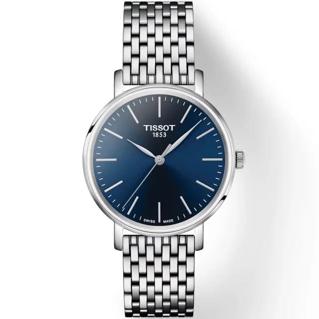 【TISSOT 天梭 官方授權】Everytime 經典大三針情侶手錶 對錶 禮物 推薦(T1434101104100+T1432101104100)