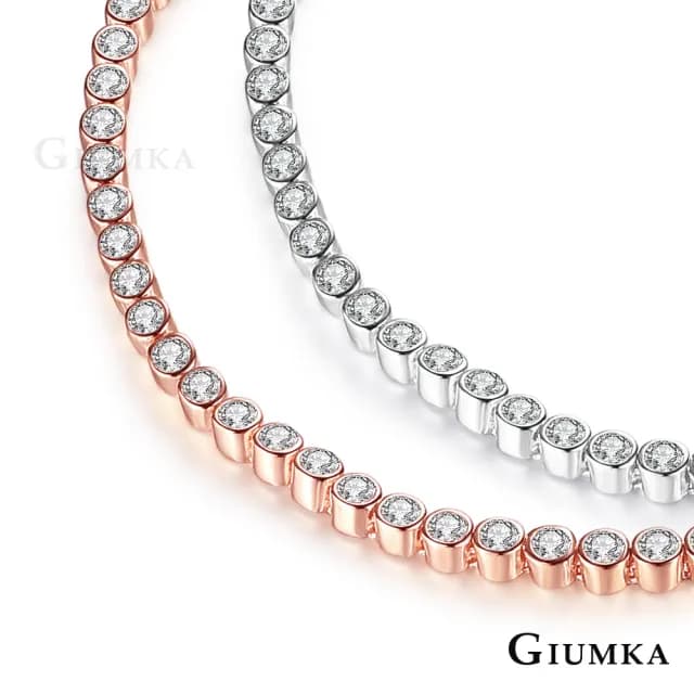 【GIUMKA】純銀手鍊．簡約時尚．滑扣手鏈．情人節禮物(MHS06078)