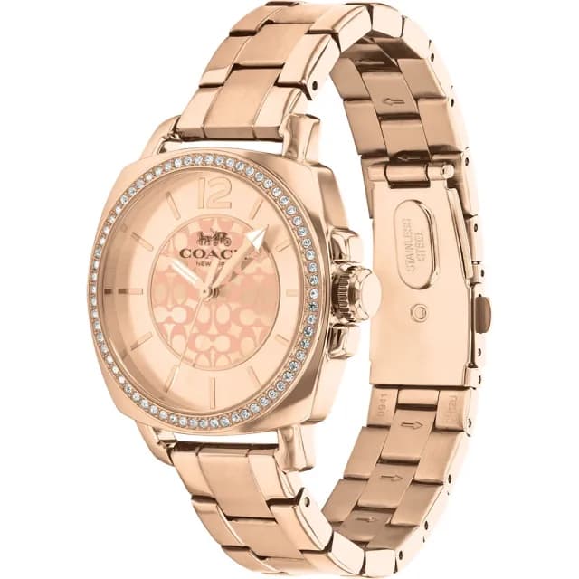 【COACH】送禮推薦 方圓C字水晶女錶-34mm 禮物 送禮 手錶(CO14503142)