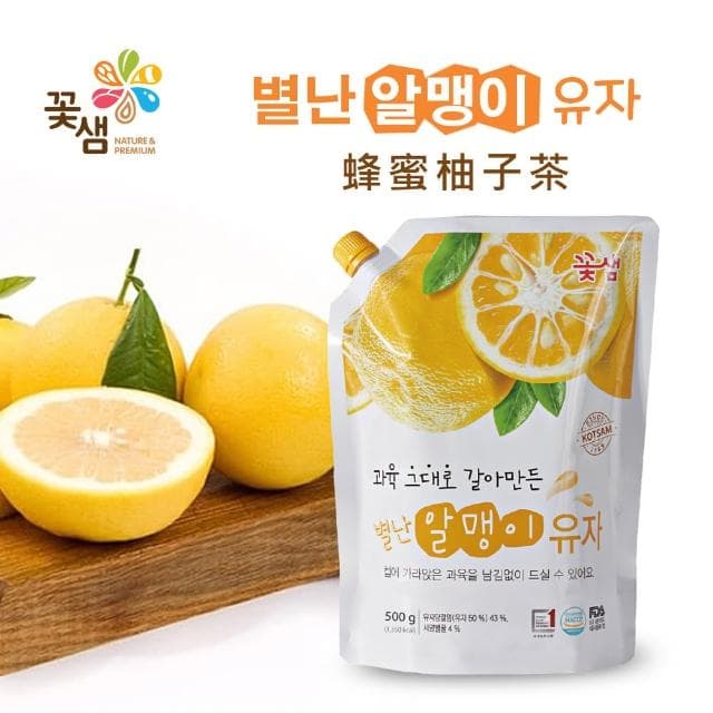 【韓味不二】韓國花泉袋裝蜂蜜果醬茶4入禮盒 含運價(送禮推薦/年節禮盒/春節禮盒)